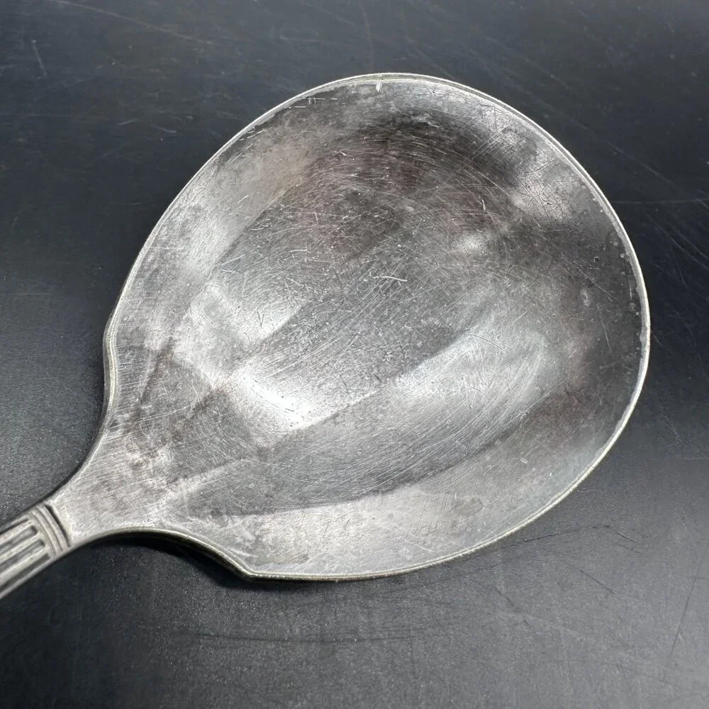 Vintage Gravy Ladle Oneida Community Coronation Silverplate 1936 Floral Handle